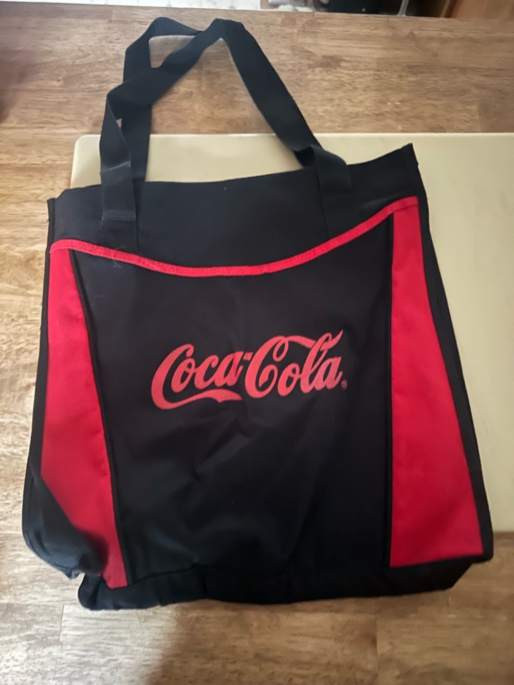 Coca Cola Black and Red Tote Bag
Bag not counting strap is @15 inches tall